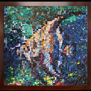 ANGEL FISH (122x122cm)