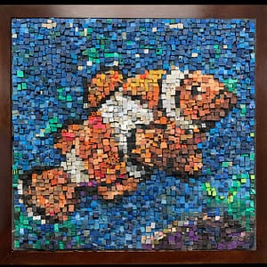CLOWN FISH (122x122cm)