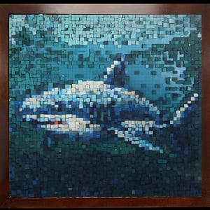 SHARK (122x122cm)
